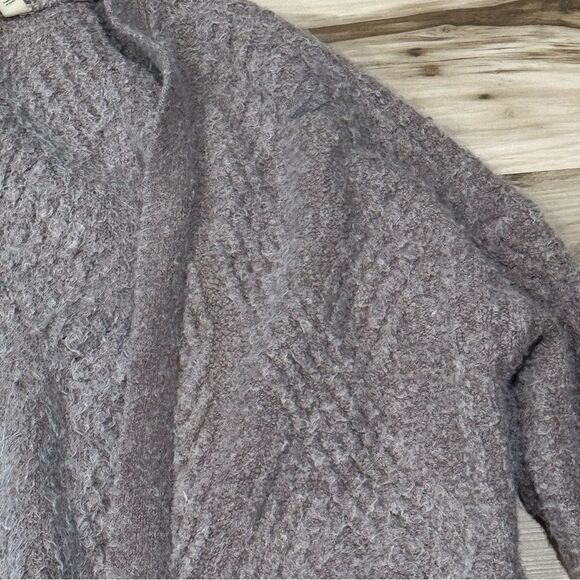 Anthropologie Moth Fuzzy Open Front Cardigan Sweater Women’s Small - Picture 4 of 4